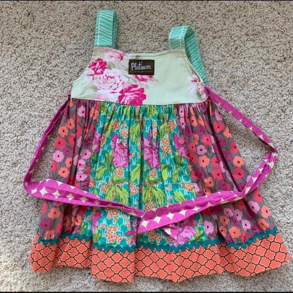 Matilda Jane Platinum Size 4 Knot Dress - Picture 2 of 2